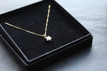 Load image into Gallery viewer, 9ct Gold Clear Cubic Zirconia Pendant and Chain
