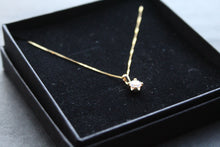 Load image into Gallery viewer, 9ct Gold Clear Cubic Zirconia Pendant and Chain
