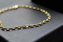 Load image into Gallery viewer, 9ct Gold Hollow Oval Belcher Chain Bracelet
