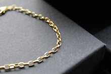 Load image into Gallery viewer, 9ct Gold Hollow Oval Belcher Chain Bracelet
