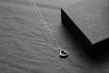 Load image into Gallery viewer, 9ct White Gold Heart pendant and Trace Chain
