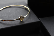 Load image into Gallery viewer, 9ct Yellow Gold Rainbow Petal Bangle
