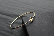 Load image into Gallery viewer, 9ct Yellow Gold Rainbow Petal Bangle
