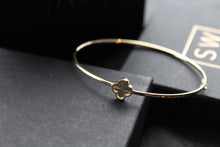 Load image into Gallery viewer, 9ct Yellow Gold Rainbow Petal Bangle
