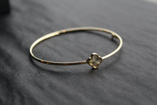 Load image into Gallery viewer, 9ct Yellow Gold Rainbow Petal Bangle
