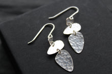 Load image into Gallery viewer, Abstract Pebble Hammered Earrings
