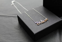 Load image into Gallery viewer, Believe Script Necklace
