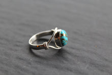 Load image into Gallery viewer, Blue Copper Turquoise Small Oval
