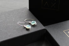 Load image into Gallery viewer, Chalcedony Round Silver Earrings
