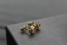 Load image into Gallery viewer, Cubic Zirconia Maltese Cross Earrings
