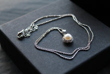 Load image into Gallery viewer, Freshwater Pearl &amp; CZ Crystal Necklace
