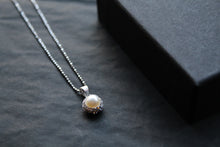 Load image into Gallery viewer, Freshwater Pearl &amp; CZ Crystal Necklace
