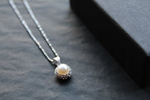 Load image into Gallery viewer, Freshwater Pearl &amp; CZ Crystal Necklace
