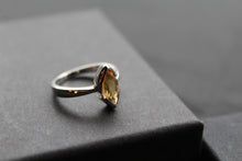 Load image into Gallery viewer, Sterling Silver Citrine Marquise Dress Ring
