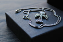 Load image into Gallery viewer, Marcasite Cross
