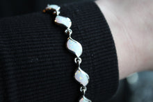 Load image into Gallery viewer, Multi Wave Shaped White Opalique Bracelet
