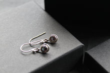 Load image into Gallery viewer, Mystic Topaz Small Round Boho Earrings
