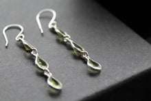 Load image into Gallery viewer, Peridot 3 Drop Earrings
