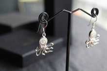 Load image into Gallery viewer, Shiva Eye &amp; Sterling Silver Octopus Earrings
