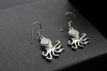 Load image into Gallery viewer, Shiva Eye &amp; Sterling Silver Octopus Earrings
