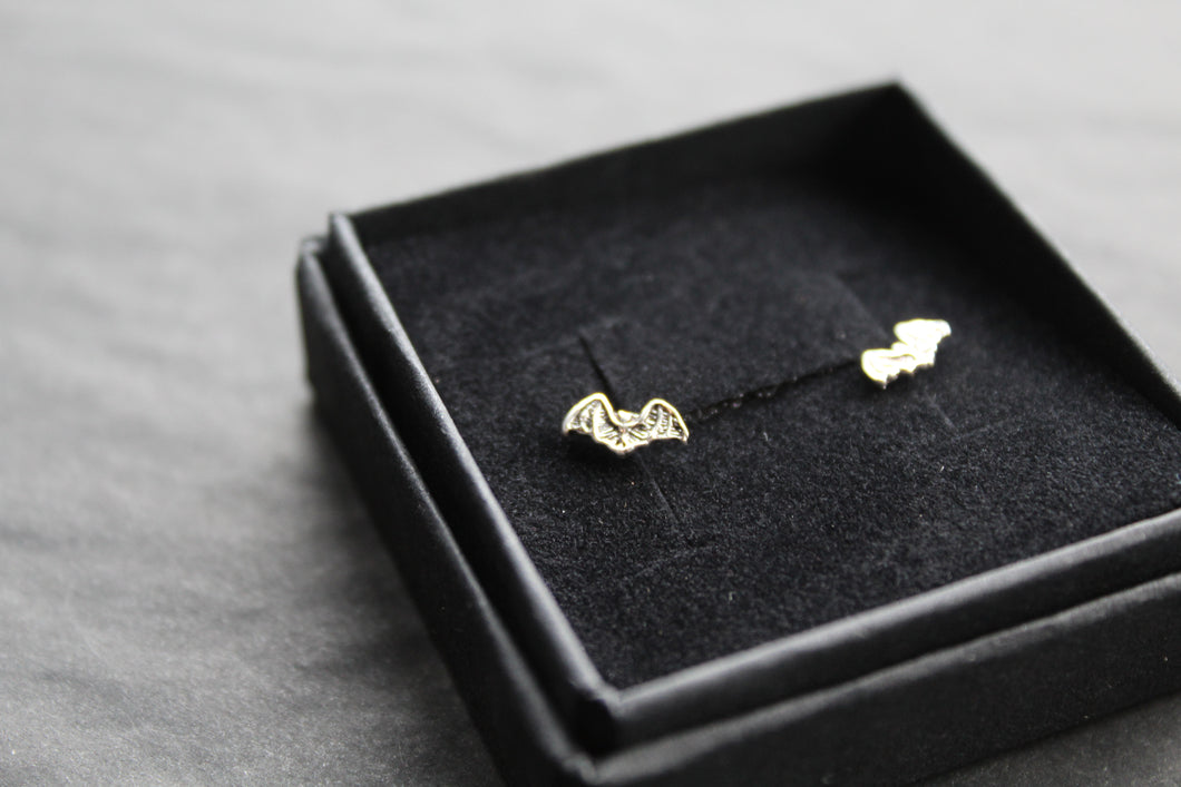 Silver Bat Studs