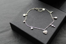 Load image into Gallery viewer, Silver Charm Bracelet
