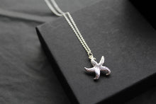 Load image into Gallery viewer, Silver Chunky Starfish Necklace
