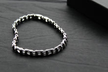 Load image into Gallery viewer, Stainless Steel Bike Chain Bracelet Matte and Polished
