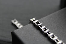 Load image into Gallery viewer, Stainless Steel Bike Chain Bracelet Matte and Polished
