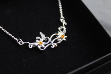 Load image into Gallery viewer, Sterling Silver and Gold Plated Daffodil Necklace
