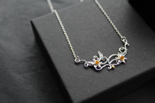 Load image into Gallery viewer, Sterling Silver and Gold Plated Daffodil Necklace
