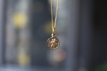 Load image into Gallery viewer, Tiny 9ct Gold St Christopher and Chain
