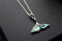 Load image into Gallery viewer, Abalone Whale Tail Necklace
