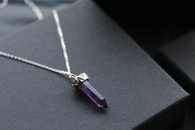 Load image into Gallery viewer, Amethyst Hex Pendant
