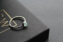 Load image into Gallery viewer, Blue Sea Glass Ring
