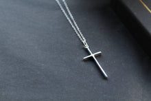 Load image into Gallery viewer, Classic Silver Cross Necklace
