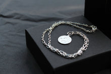 Load image into Gallery viewer, Coin Necklace with Paper Link Chain
