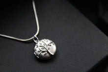 Load image into Gallery viewer, Clear CZ Tree of Life Textured Locket
