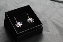 Load image into Gallery viewer, Daisy Silver Drop Earrings
