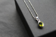 Load image into Gallery viewer, Faceted Peridot Pendent
