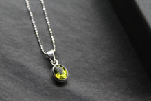 Load image into Gallery viewer, Faceted Peridot Pendent
