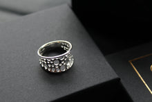 Load image into Gallery viewer, Honeycomb Silver Ring
