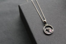 Load image into Gallery viewer, Pink CZ Heart Pendant
