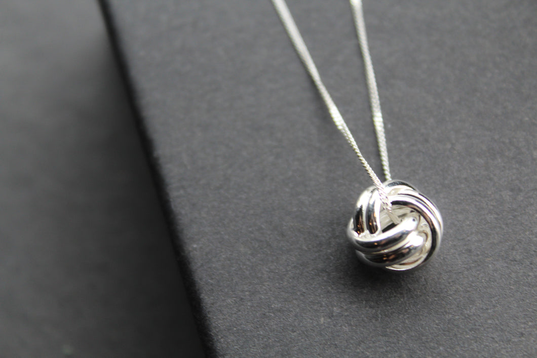 Silver Knot Necklace