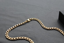 Load image into Gallery viewer, Stainless Steel Polished Necklace Gold IP Open Chain
