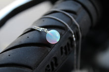 Load image into Gallery viewer, Silver Sun Opal Necklace
